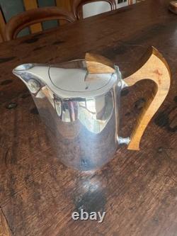 Service à thé et à café vintage Piquot Ware des années 1950-1960, 5 pièces avec plateau d’origine