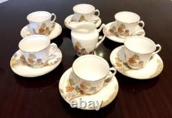 Service à thé et assiettes en porcelaine fine Royal Stafford (27 pièces)