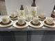 Service &agrave; Th&eacute; Et Caf&eacute; Mimosa Carlton Ware Vintage 22 Pi&egrave;ces Tr&egrave;s Bon &eacute;tat Style Milieu De Si&egrave;cle Moderne R&eacute;tro
