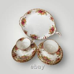 Service à thé et café Royal Albert Old Country Roses 38 pièces Vintage