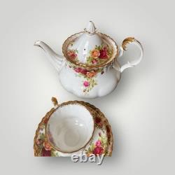 Service à thé et café Royal Albert Old Country Roses 38 pièces Vintage