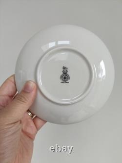 Service à thé et café Royal Doulton Rose Elegans TC1010 bleu œuf de canard et or vintage 37 pièces