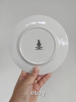 Service à thé et café Royal Doulton Rose Elegans TC1010 bleu œuf de canard et or vintage 37 pièces