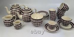 Service à thé et café Villeroy & Boch Basket Glasgow, 22 pièces, motif vintage