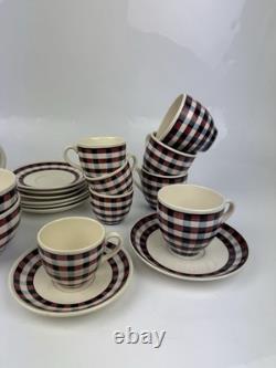 Service à thé et café Villeroy & Boch Basket Glasgow, 22 pièces, motif vintage