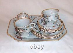 Service à thé et café de 14 pièces de la collection Georgetown de Wedgwood DEVON ROSE Vintage $OBO