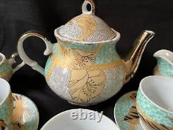 Service à thé et café russe vintage / ancien pour 6. Marqué au fond