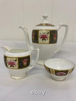 Service à thé ou café vintage COALPORT pour 6 personnes JAVA IMARI Discontinué et RARE