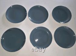 Service à thé vintage Poole Pottery Blue Moon : théière, tasses, pot à lait, assiettes et plat de service