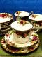 Service à Thé Vintage Royal Albert Old Country Roses De 18 Pièces