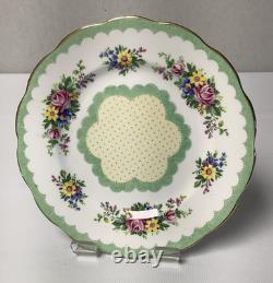 Service à thé vintage Royal Albert PRUDENCE vert de 21 pièces