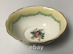 Service à thé vintage Royal Albert PRUDENCE vert de 21 pièces