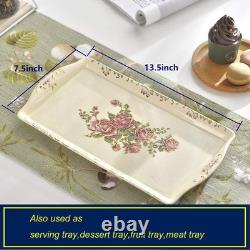 Service à thé vintage de luxe en porcelaine rose pour des goûters élégants et des cadeaux