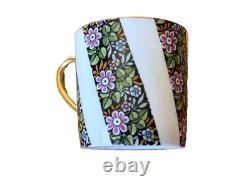 Service complet de 8 tasses à café demitasse vintage Limoges France, Art déco des années 1900