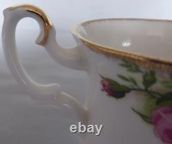 Service de 6 tasses à café et soucoupes Vintage Royal Albert Old Country Roses 1962