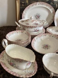 Service de dîner Royal Albert Serenity pour 6 personnes, service à café et service à thé