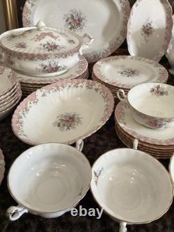 Service de dîner Royal Albert Serenity pour 6 personnes, service à café et service à thé