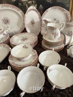 Service de dîner Royal Albert Serenity pour 6 personnes, service à café et service à thé