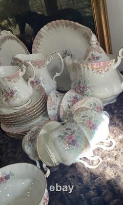 Service de dîner Royal Albert Serenity pour 6 personnes, service à café et service à thé