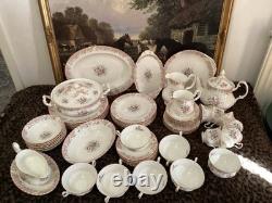 Service de dîner Royal Albert Serenity pour 6 personnes, service à café et service à thé