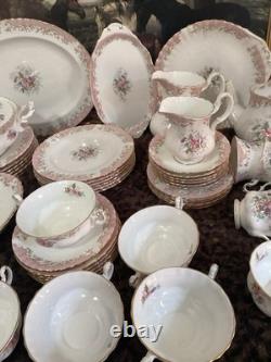 Service de dîner Royal Albert Serenity pour 6 personnes, service à café et service à thé