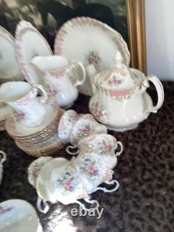 Service de dîner Royal Albert Serenity pour 6 personnes, service à café et service à thé