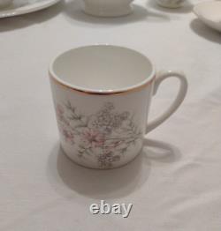 Service de dîner Vintage Mayfair en porcelaine fine de Staffordshire, Angleterre, pour 6 personnes