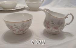 Service de dîner Vintage Mayfair en porcelaine fine de Staffordshire, Angleterre, pour 6 personnes