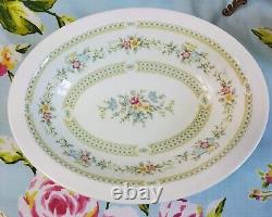 Service de dîner en porcelaine vintage Minton Wildmoor avec soupière, plat, service à café et saucière