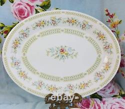 Service de dîner en porcelaine vintage Minton Wildmoor avec soupière, plat, service à café et saucière