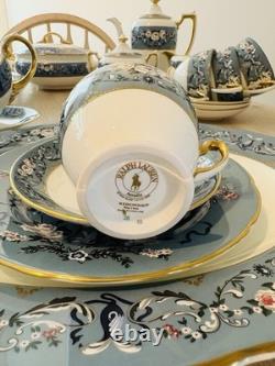 Service de dîner et de café Wedgewood Ralph Lauren Annalia en porcelaine fine Vintage 1998