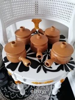 Service de dîner, thé et café Denby Langley Canterbury des années 1960, 80 pièces vintage