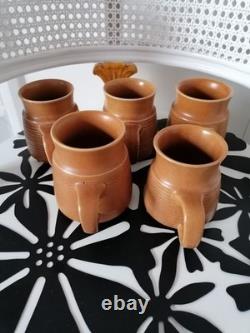 Service de dîner, thé et café Denby Langley Canterbury des années 1960, 80 pièces vintage