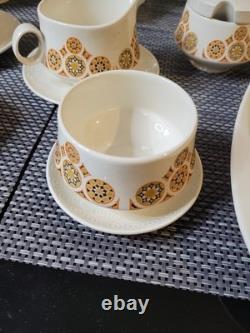 Service de petit-déjeuner Carltonware vintage des années 60, service à thé et à café complet, rétro, magnifique