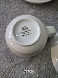 Service de tasses à café et soucoupes Kyoto Hutschenreuther vintage, lot de 4, état neuf, Leonard Paris