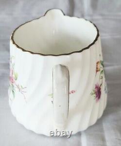 Service vintage avant les années 1950: Pot à café (ou thé), crémier, sucrier Minton Fluted Marlow