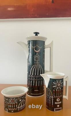 Set de café vintage des années 1960 de Portmeirion Pottery Magic City Susan Williams Ellis