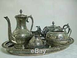 Silverplate Vintage Epbm Cooper Bros & Wilsons De Thé Service À Café 1930 Penrith