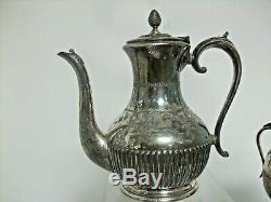 Silverplate Vintage Epbm Cooper Bros & Wilsons De Thé Service À Café 1930 Penrith