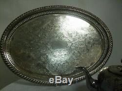 Silverplate Vintage Epbm Cooper Bros & Wilsons De Thé Service À Café 1930 Penrith