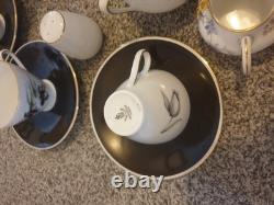 Superbe ensemble de café/thé vintage (années 1950) Winterling Bavarois. Pot avec couvercle.