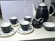 Superbe Service &agrave; Caf&eacute; Domino En Porcelaine Fine Foley Des Ann&eacute;es 1950 Par Hazel Thumpston