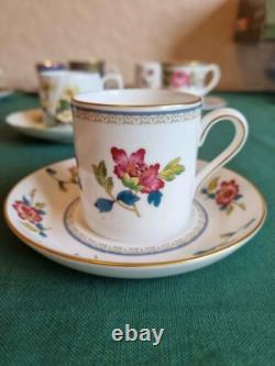 TASSES À CAFÉ EN CHINE ANCIENNE AVEC SOUS-TASSES