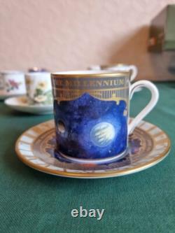 TASSES À CAFÉ EN CHINE ANCIENNE AVEC SOUS-TASSES