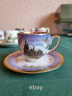 TASSES À CAFÉ EN CHINE ANCIENNE AVEC SOUS-TASSES