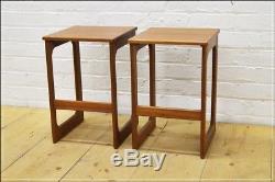 Table D'appoint De Table En Bois Vintage Avec Table De Chevet En Teck, Design Danois Mcintosh En Teck