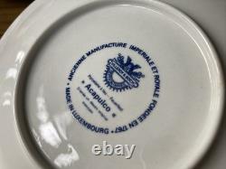 Tasse à café et soucoupe vintage Villeroy & Boch Acapulco x 6 ensemble de lait et de sucre