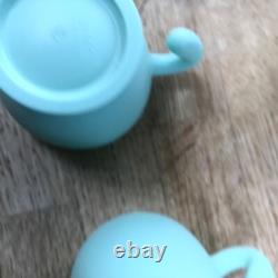 Tasses/Soucoupes à Expresso Vintage Guzzini et Plateau