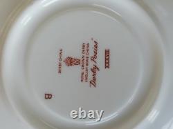 Tasses à café et soucoupes Royal Crown Derby Posies, 6 duos vintage, non utilisées, en boîte