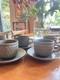 Tasses &agrave; Caf&eacute; Et Soucoupes Vintage Wedgwood Cambrian Lot De 6, Poterie De Studio Mid-century